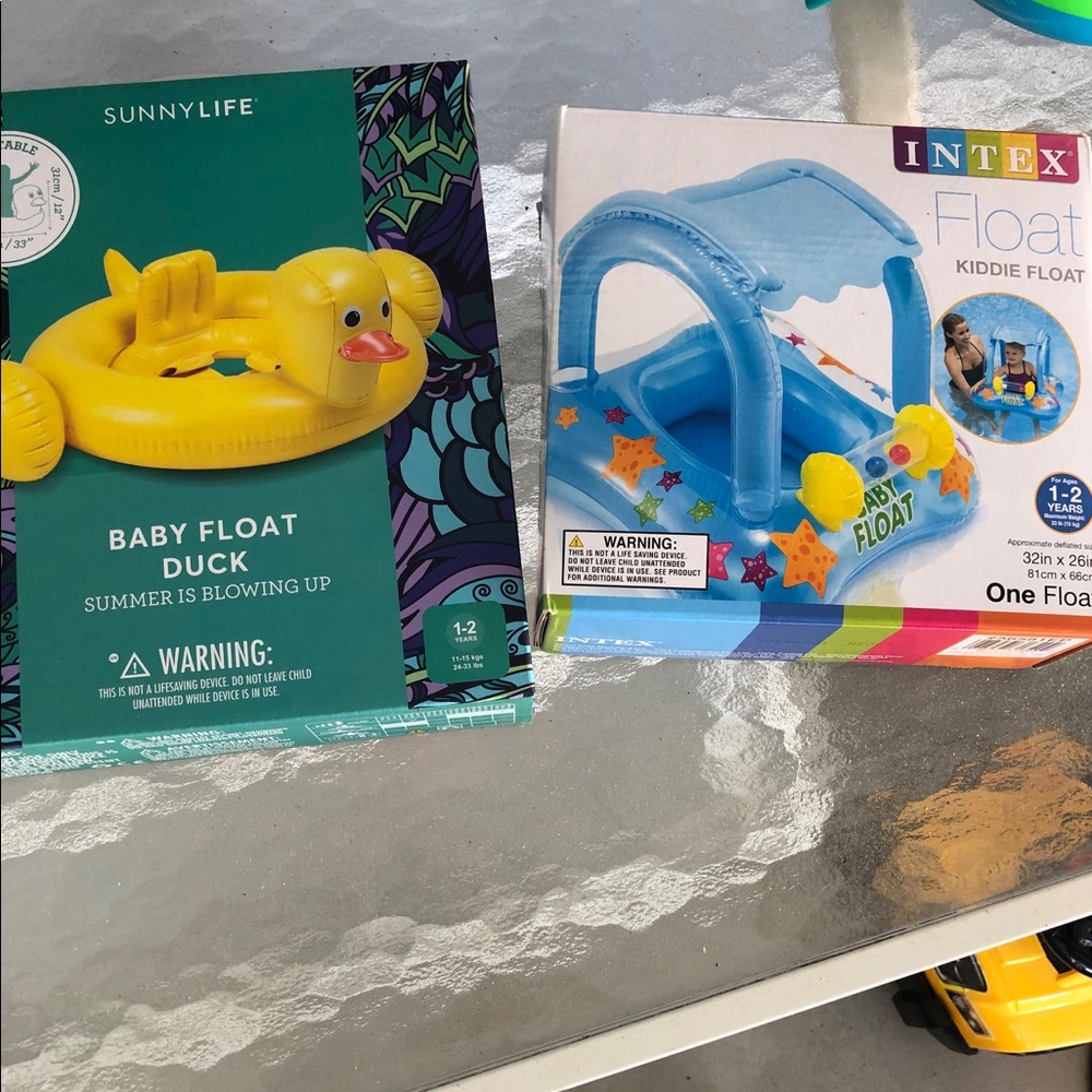 Brand New- 2 Pool Floats for babies 1-2 years